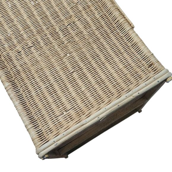 Vintage Rattan Wicker Elephant Trunk Storage Chest Basket Baby Nursery - Picture 6 of 11